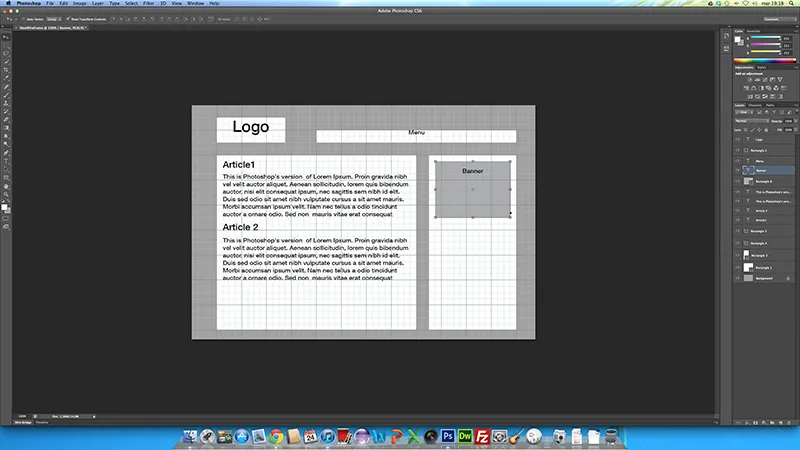 Layout a due colonne