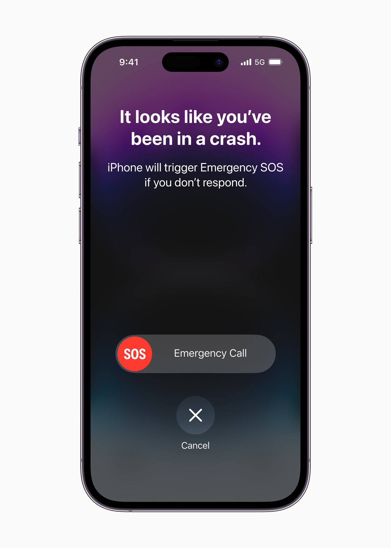 Crash detection su iPhone 14